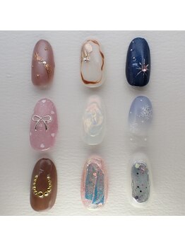 ゴッダスネイル(GODDESS NAIL)/アート1本コース¥7480