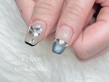 フェリーチェ(Felice)/キラキラ/マグネット/黒