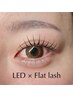 【LED×フラットラッシュ120本】 ¥10400→¥9900