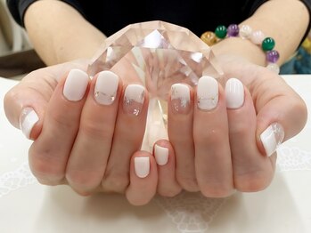 プルミエ ネイル(Premier Nail)/雪の結晶ネイル☆ホワイト