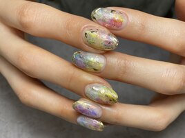 カラフルニュアンスネイル