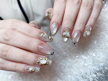 レアネイル 新宿(le'a nail)/ニュアンスネイル