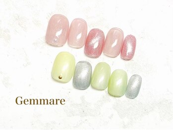 ジェンマーレ 二子玉川店の写真/【ハンドシンプルネイル¥5980】どんなシーンにも馴染むシンプルネイル/ひと癖ニュアンスなど幅広くご用意！