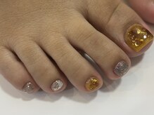 ラグ ネイル(RAG nail)/フットネイル/秋冬ネイル