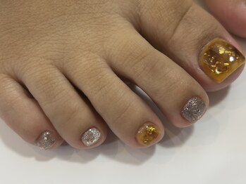 ラグ ネイル(RAG nail)/フットネイル/秋冬ネイル