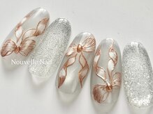 ヌーベルネイル(Nouvelle Nail)/リボンネイル
