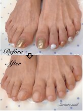 スエルテ ネイルサロン 北千住店/フットジェルオフ☆ ¥4000