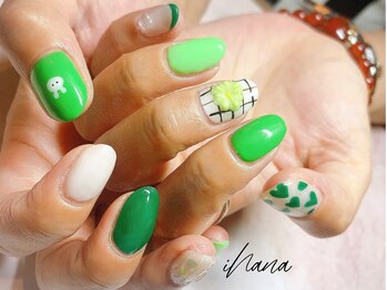 イハナ(ihana)/持込デザイン*ポップニュアンス