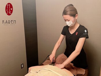 カレン 鹿児島中央駅店/インディバお手入れの様子