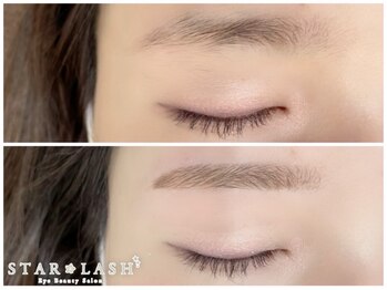 スターラッシュ 梅田店(Star Lash)の写真/眉毛を整え扱いやすい眉に!【アイブロウ☆美眉WAX】まつげパーマと合わせて目元のトータルケア☆メンズOK!