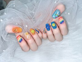 ポップフラッシュネイル♪