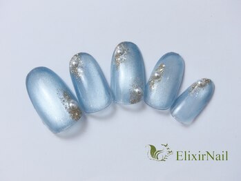 エリクサーネイル 神田(Elixir Nail)/シンプル/クーポン使用