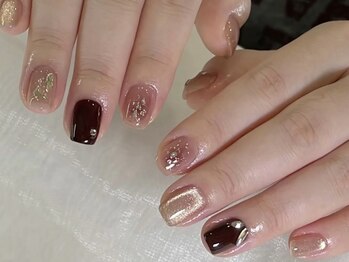 モナサロン(Mona salon)/マグネット秋冬ネイル