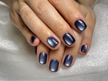 ミリミリネイル(MILI mili nail)/大人上品ネイビーマグネット