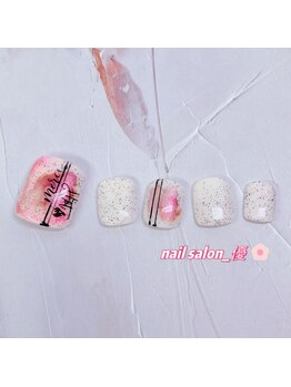 ネイルサロン 優/【フット定額】シンプルデザイン