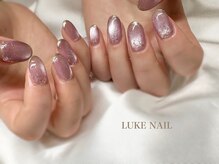 ルークネイル(LUKE NAIL)の雰囲気（マグネット ミラーフレンチ★爪のお悩みお任せください！）