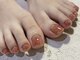 ニュアーズネイル(nuas nail)の写真/《夏の足元をオシャレに可愛く》フットネイルに特化した定額デザインコースを多数ご用意♪学割もあり◎