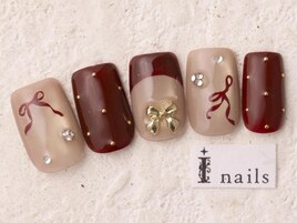 ボルドーリボンドット9480円