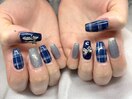 人気★チェックネイル