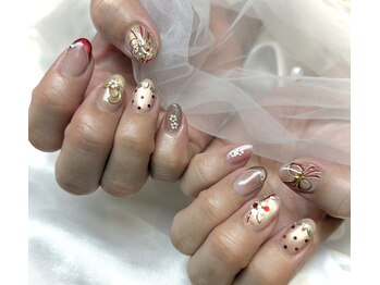 持ち込み/キルティング/冬ネイル