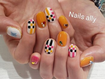 ネイルズアリー 立川店(Nails ally)/アイドルイメージネイル
