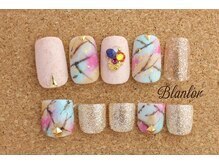 ブランロール 中目黒店(Blanl'or)/カラフル♪天然石風ネイル