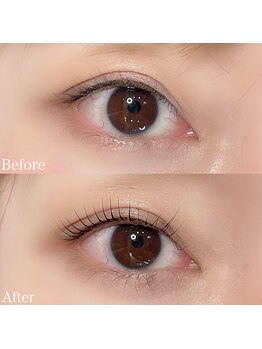 プラス デ ネイル(+ de nail)/パリジェンヌラッシュリフト