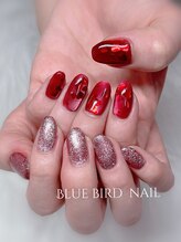 ブルーバードネイル(Blue bird nail)/バレンタイン nail