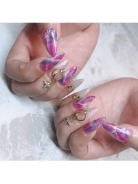 大理石ネイル
