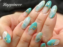 ネイルサロン ハピネス(Nail Salon Happiness)の雰囲気（人気Design 【夏季限定 定額デザイン】）