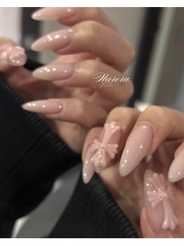 ナレル ライカム(NARERU)の写真/自爪がすぐにかけてしまう、薄い、深爪など様々なお悩みを解決!長さ出しでどこから見ても綺麗な美爪に♪