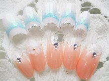 ネイルサロン ヴェリィ 横浜店(NAIL SALON Very)/ブライダルネイル幅広ART¥7040～