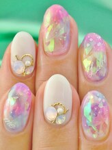 フォア ネイル(FOI NAIL)/オーロラ　ニュアンスネイル