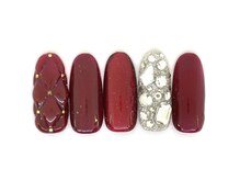 ネイルサロン ドゥ(Nail Salon Doux)/4番　2024冬デザインコンテスト