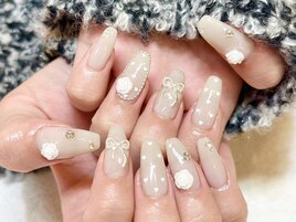 リボンネイル♪