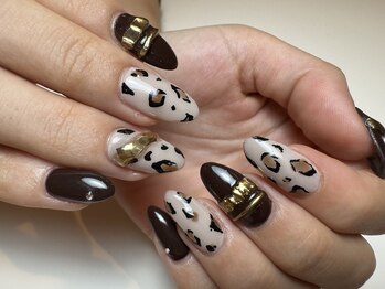 ワイグロウ(yglow.)/レオパードネイル