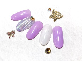 ネイルグラマラス 西新井店/《パラジェル》うるきらネイル　