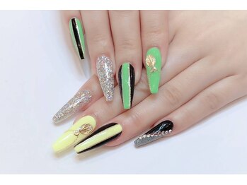 ネイルサロンアンドネイルスクールアートローズ 町田店(Art Rose)/ネオンネイル