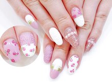 ネイルコレクション ピンク(Nail Collection Pink)/ジェルアート放題★ニットネイル