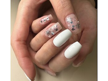 パズルリングネイル(Puzzle.ring Nail)/雪の結晶ネイル☆