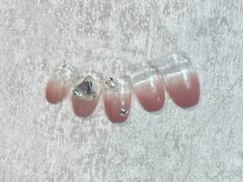 カシータ(casita)/キラキラハートビジューネイル