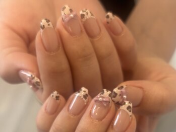 アニマルフレンチネイル