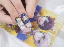 nailsalon amore 心斎橋店【長さだし/持ち込み/スカルプ/フィルイン/定額】/ブルーロック痛ネイル3690～円