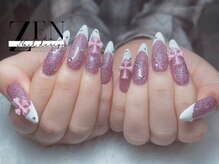 ゼン ネイル デザイン 池袋(ZEN NAIL DESIGN)/題長さだしやり放題×つけ放