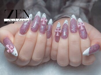 ゼン ネイル デザイン 池袋(ZEN NAIL DESIGN)/題長さだしやり放題×つけ放