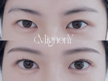 ミニョン ワイ(Mignon Y)の写真/初めてでも安心◎丁寧なカウンセリングであなただけの理想の美眉に♪