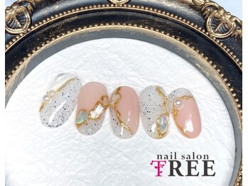 ネイルサロン トゥリー(TREE)/シェル&砂ジェルデザイン!