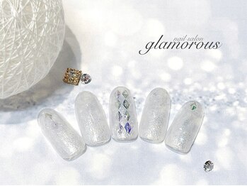 ネイルグラマラス 西新井店/《パラジェル》冬ホログラ