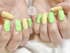 夏/ビタミンカラーネイル