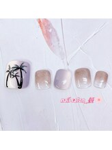 ネイルサロン 優/【フット定額】シンプルデザイン